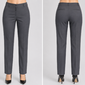 Calça Social Feminina com bolsos