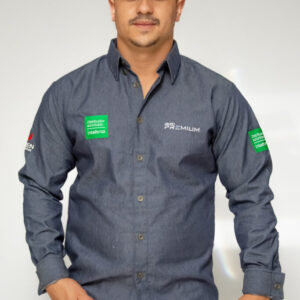 Camisa manga longa modelo Jeans